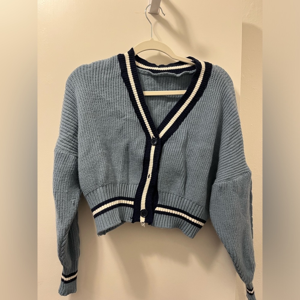 Blue sweater, size s/m,